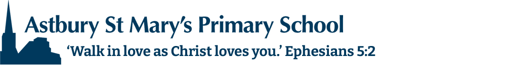 Astbury St Mary's School Logo Astbury St Mary's School Logo